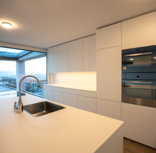 küche raumgestaltung grossprojekte h3 bellevue weiss loftwohnung coneco höhenweg